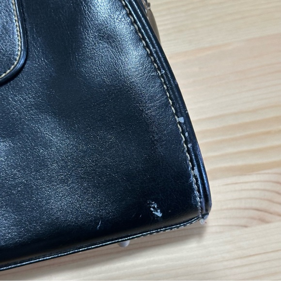 (Fake) Vintage Gucci Leather Shoulder Bag - Picture 3 of 7